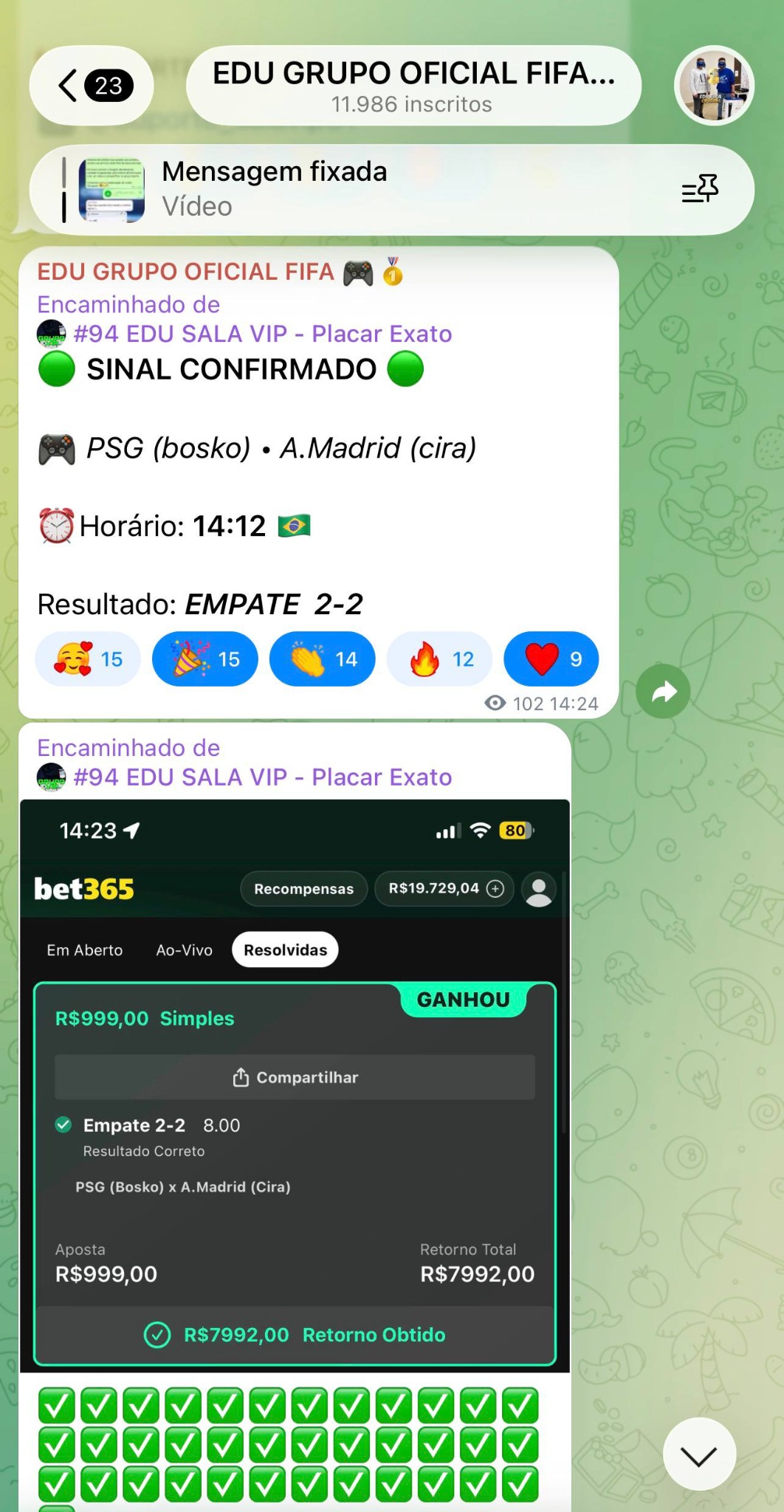 Prévia do EDU Grupo Oficial no Telegram